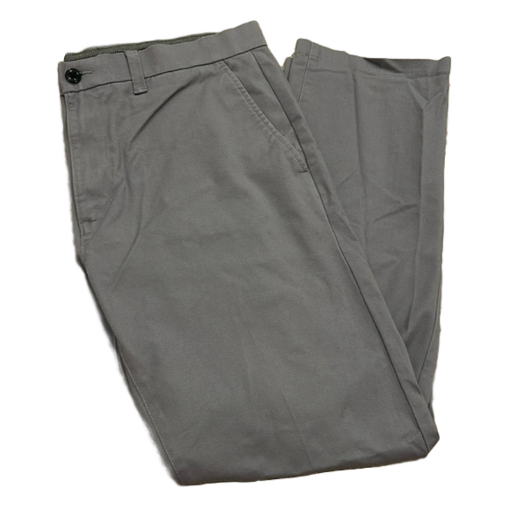 Haggar Grey Slim Fit Luxury Comfort Dress Pants 36x32